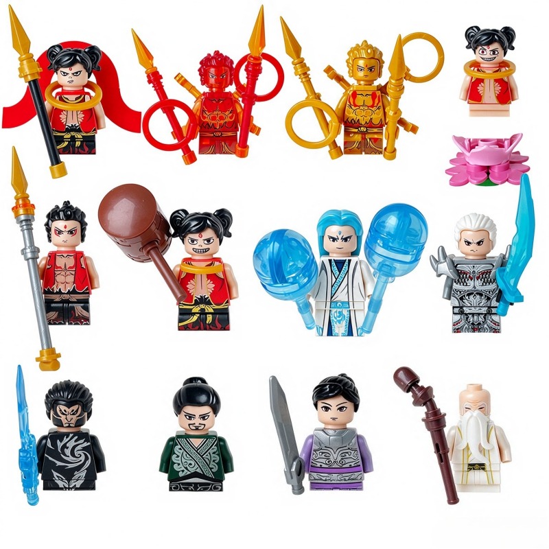 Building Block Mini - Blocs de construction, figurines, poupées humanoïdes,